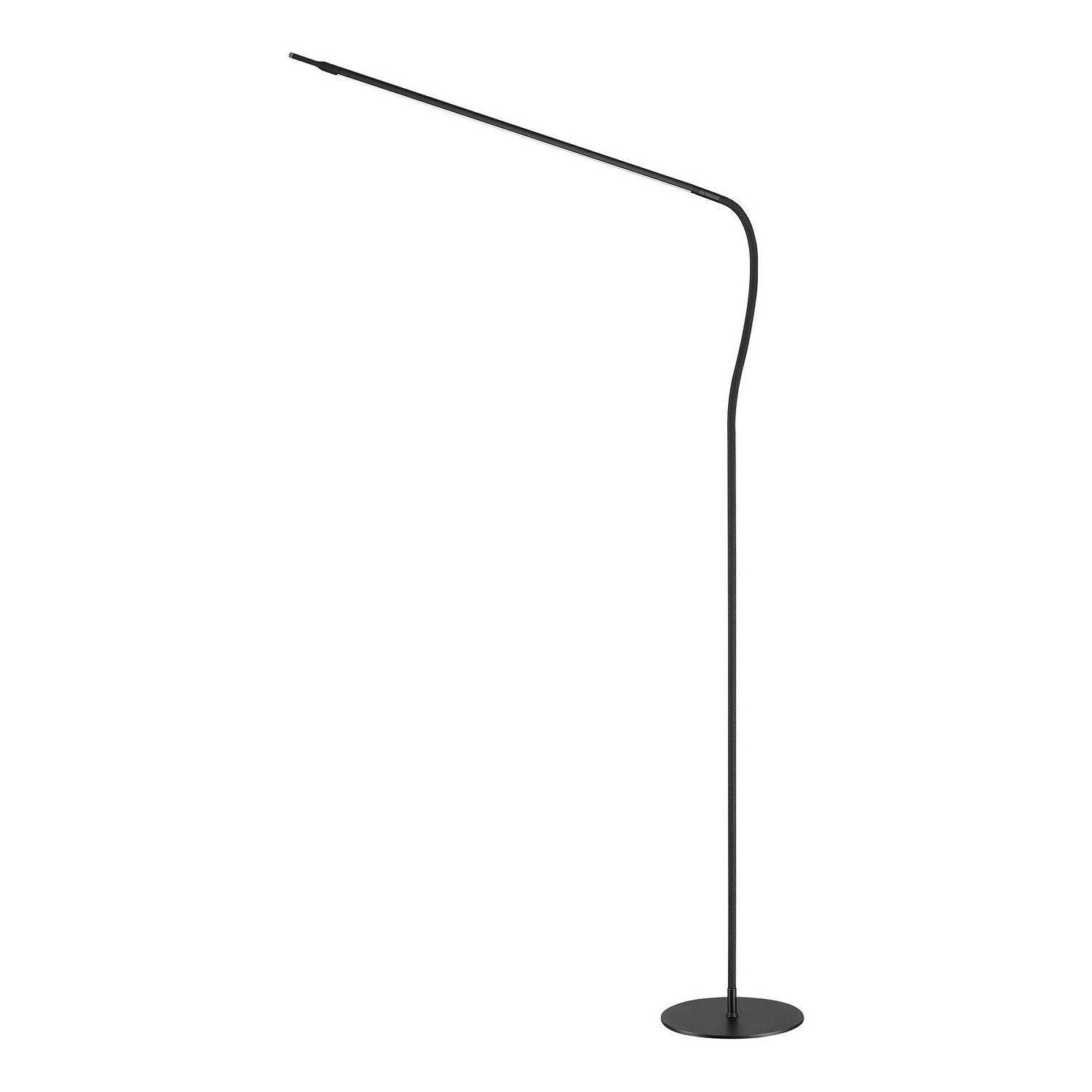 Kendal Lighting - Quor LED Floor Lamp - FL7101-BLK - Canada Light Shop