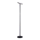 Kendal Lighting - Plex LED Torchiere - TC5023-BLK/BRS - Canada Light Shop