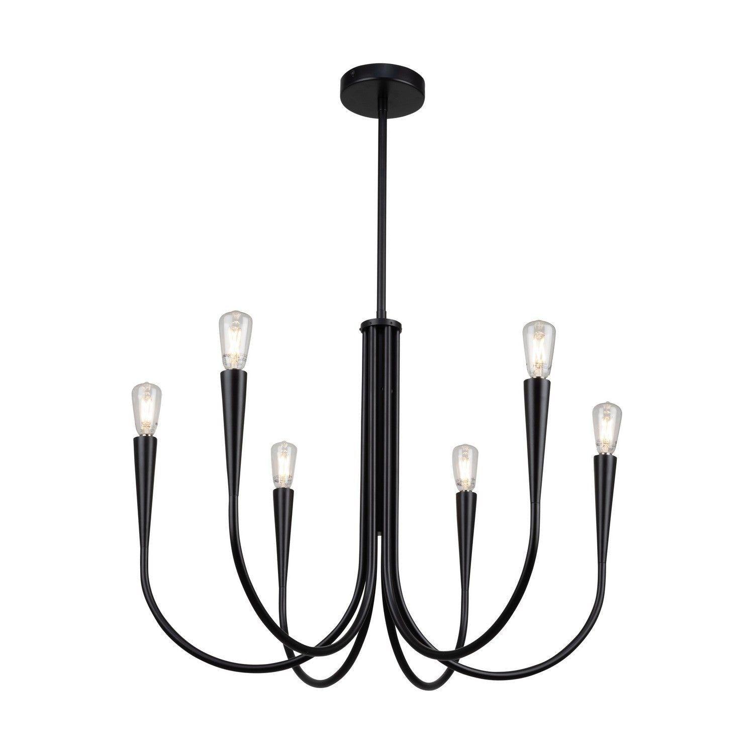 Artcraft Lighting - Bronte Chandelier - AC11926BK - Canada Light Shop