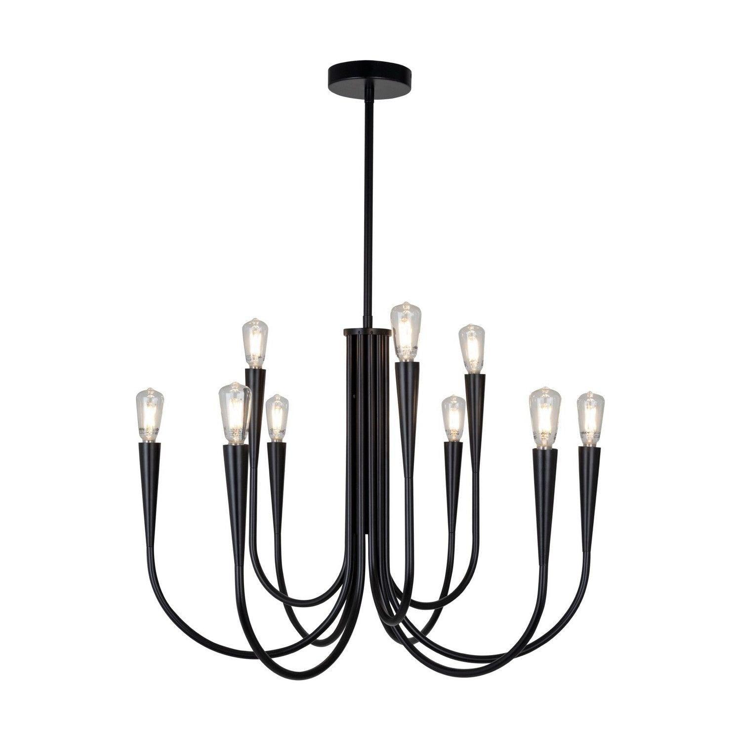Artcraft Lighting - Bronte Chandelier - AC11929BK - Canada Light Shop