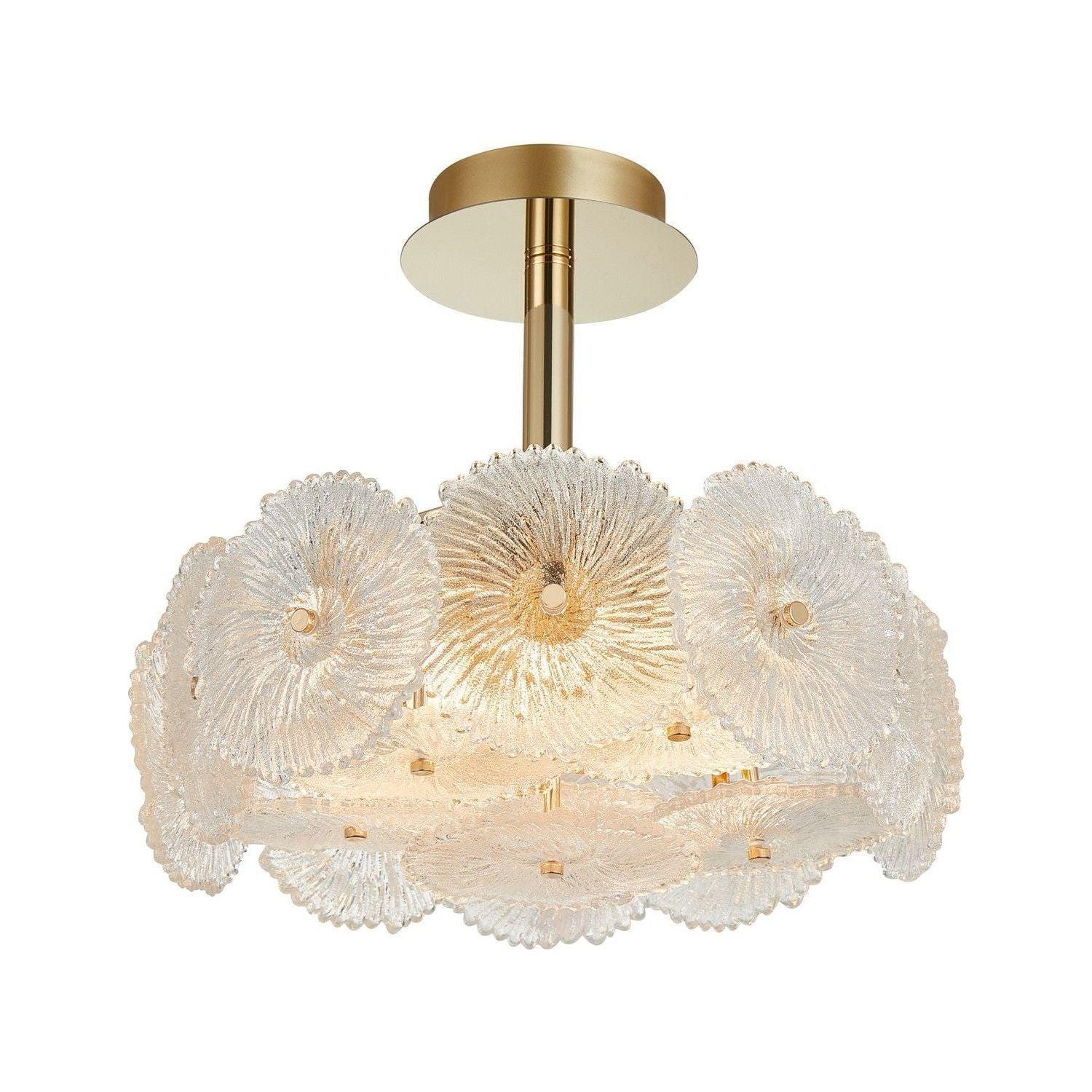 Artcraft Lighting - Bloom Semi-Flush Mount - AC11965BR - Canada Light Shop