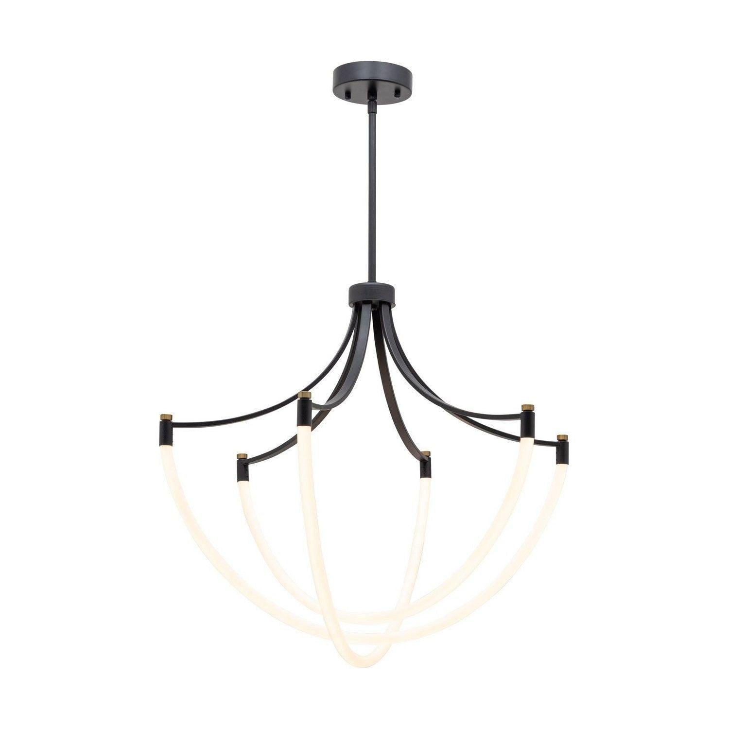 Artcraft Lighting - Cascata LED Chandelier - AC6810BK - Canada Light Shop