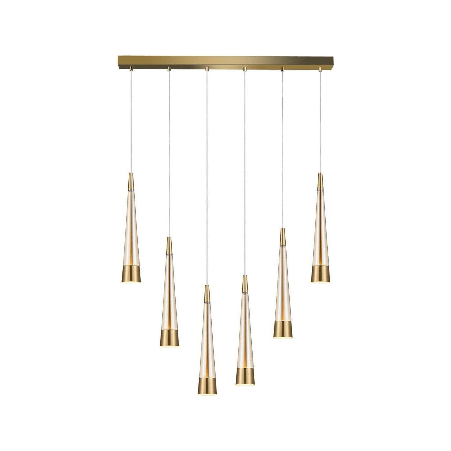 Artcraft Lighting - Sunnyvale LED Island Pendant - AC6826BR - Canada Light Shop