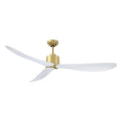 Kendal Lighting - Taros Ceiling Fan - AC31360-BRS/WH - Canada Light Shop
