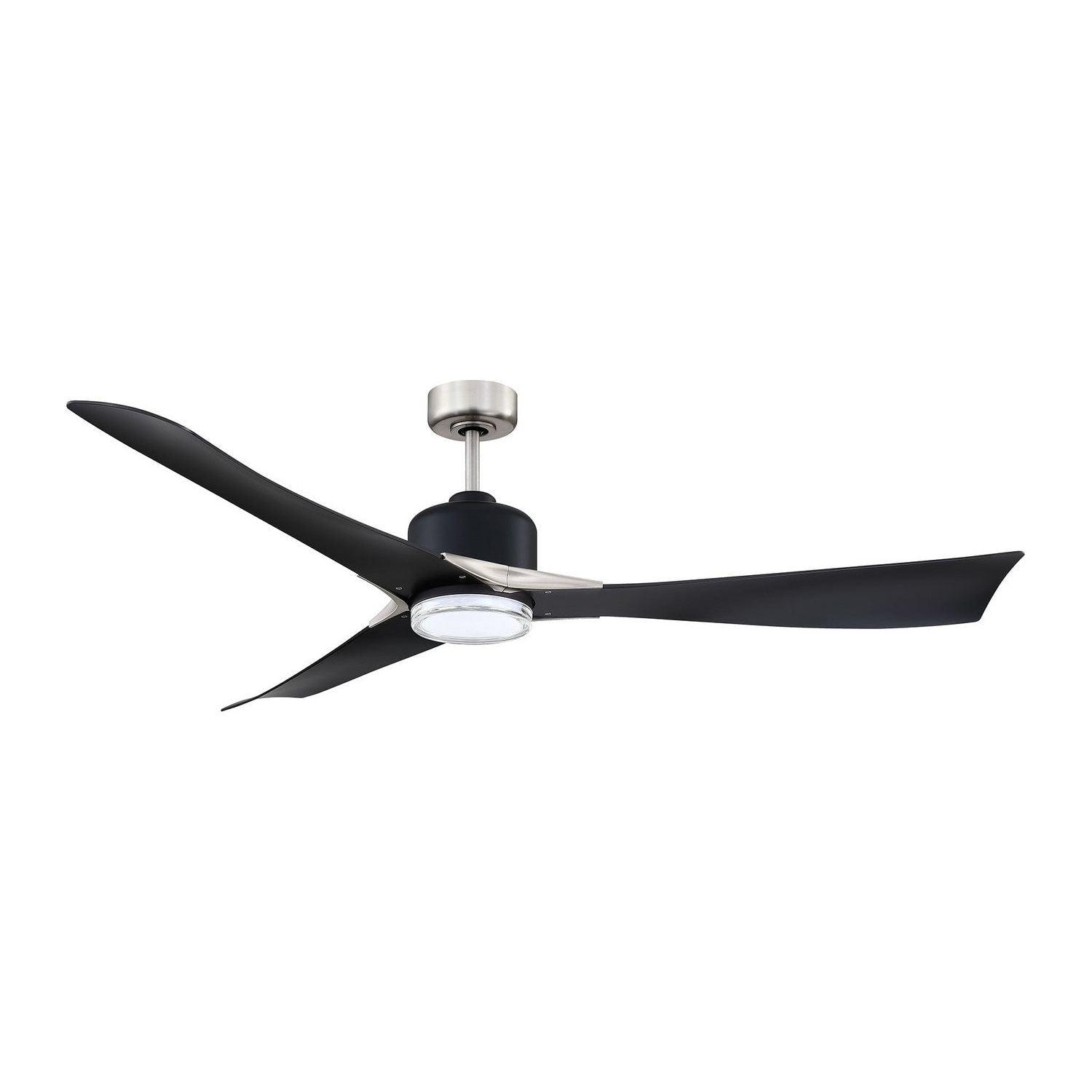 Kendal Lighting - Ariya Ceiling Fan - AC31462-BLK/SN - Canada Light Shop