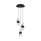 Kendal Lighting - Silhouettes LED Pendant Pan - PF265-3LPA-BLK - Canada Light Shop