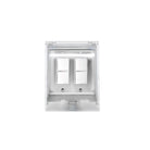 Eurofase Heating - EFDOWPS - DUAL DUPLEX SWITCH-SUR,WP,SS - Stainless Steel