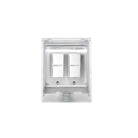 Eurofase - Dual Duplex Switch Weatherproof Flush Mount And Gang Box - EFDWWPS - Canada Light Shop