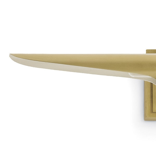 Regina Andrew 15-1047NB Redford Picture Light in Natural Brass Detail 2