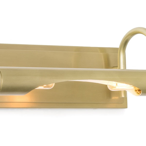 Regina Andrew 15-1057NB Redford Picture Light in Natural Brass Detail 3