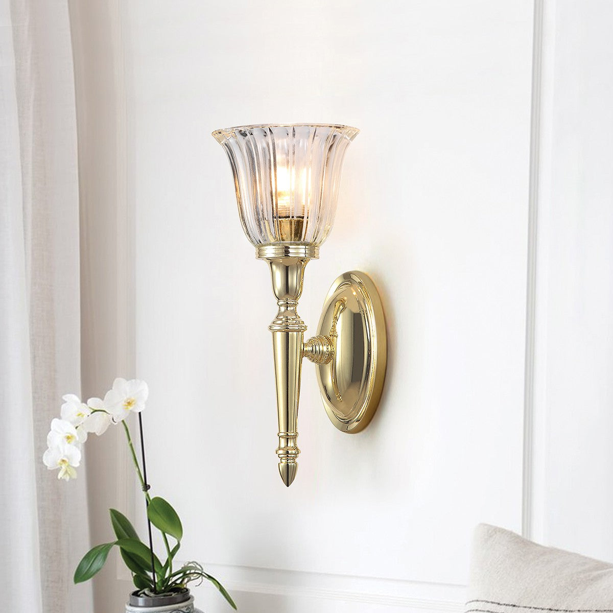 Lucas + McKearn - Dryden-1 LED Bath Light - BB-DRYDEN1-PB - Canada Light Shop