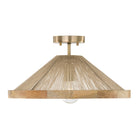 Capital Lighting - 252811MA - One Light Semi Flush Mount - Maya - Matte Brass
