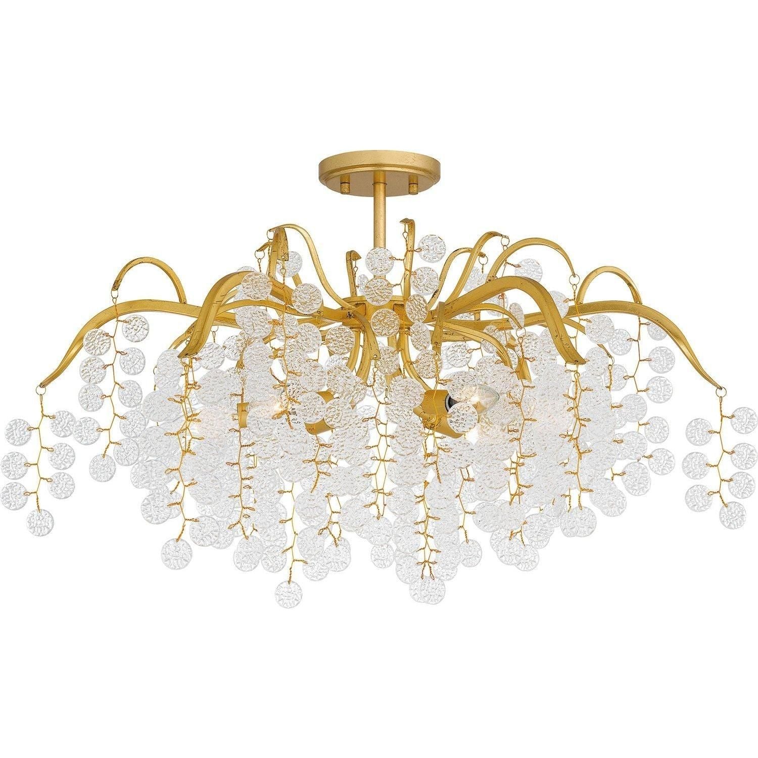 Quoizel - Maple Semi-Flush Mount - MAP1728GFL - Canada Light Shop