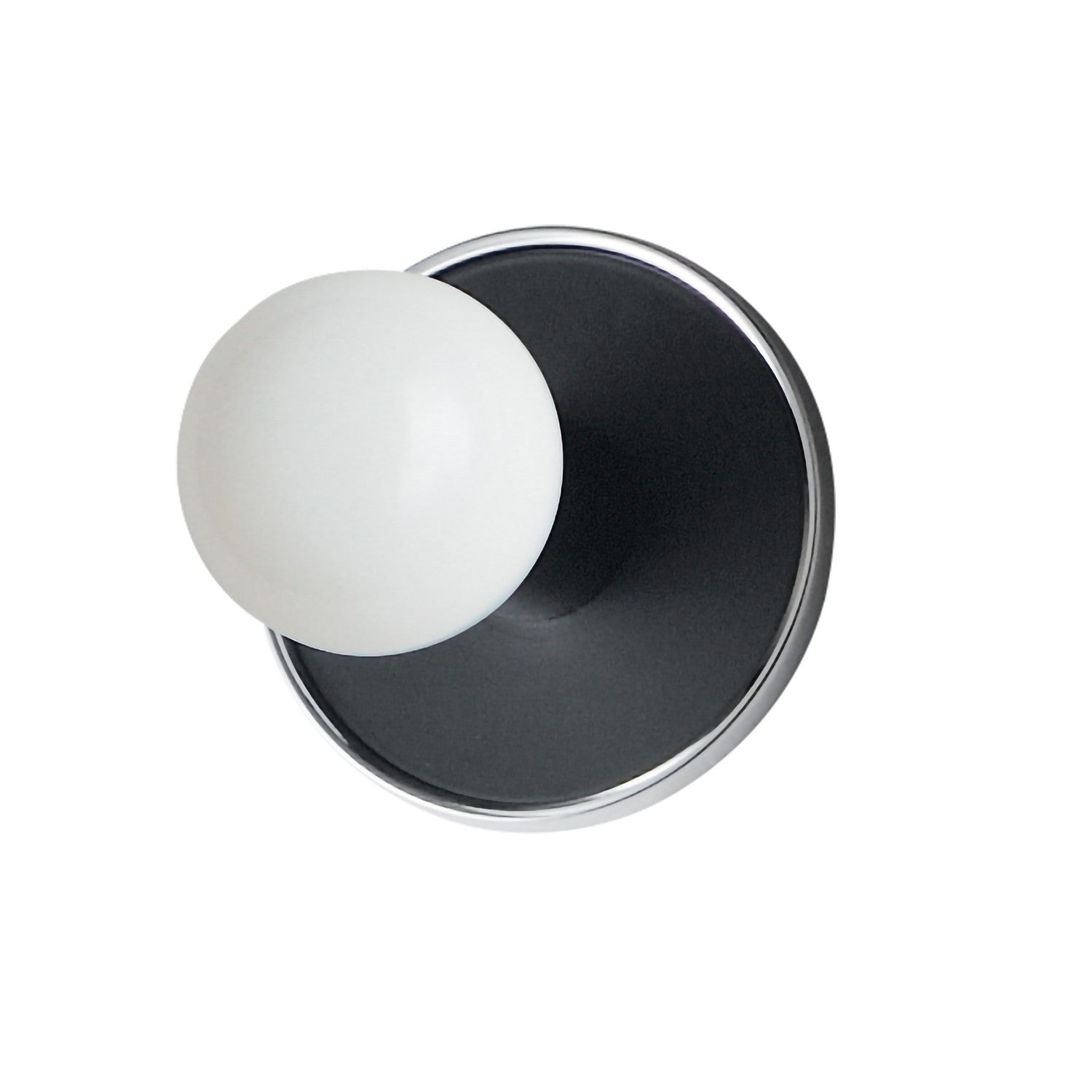 Maxim - 26091WTBKPC - One Light Wall Sconce - Hollywood - Polished Chrome