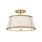 Hinkley Canada - 4893LDB-OW - LED Semi-Flush Mount - Clarke - Lacquered Dark Brass