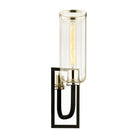 Troy Lighting Canada - B6271-TBK/PN - One Light Wall Sconce - Aeon - Textured Black & Polish Nickel