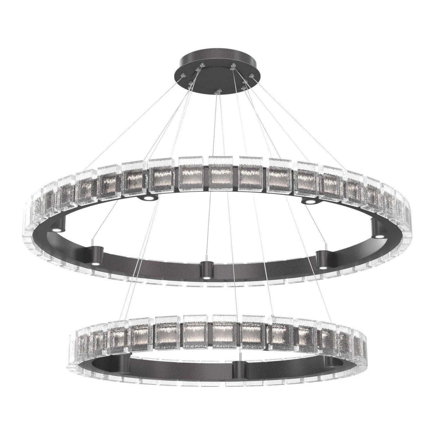 Hammerton Studio - Tessera LED 2-Tier Chandelier - CHB0087-2T-GP-TP-CA1-L3 - Canada Light Shop