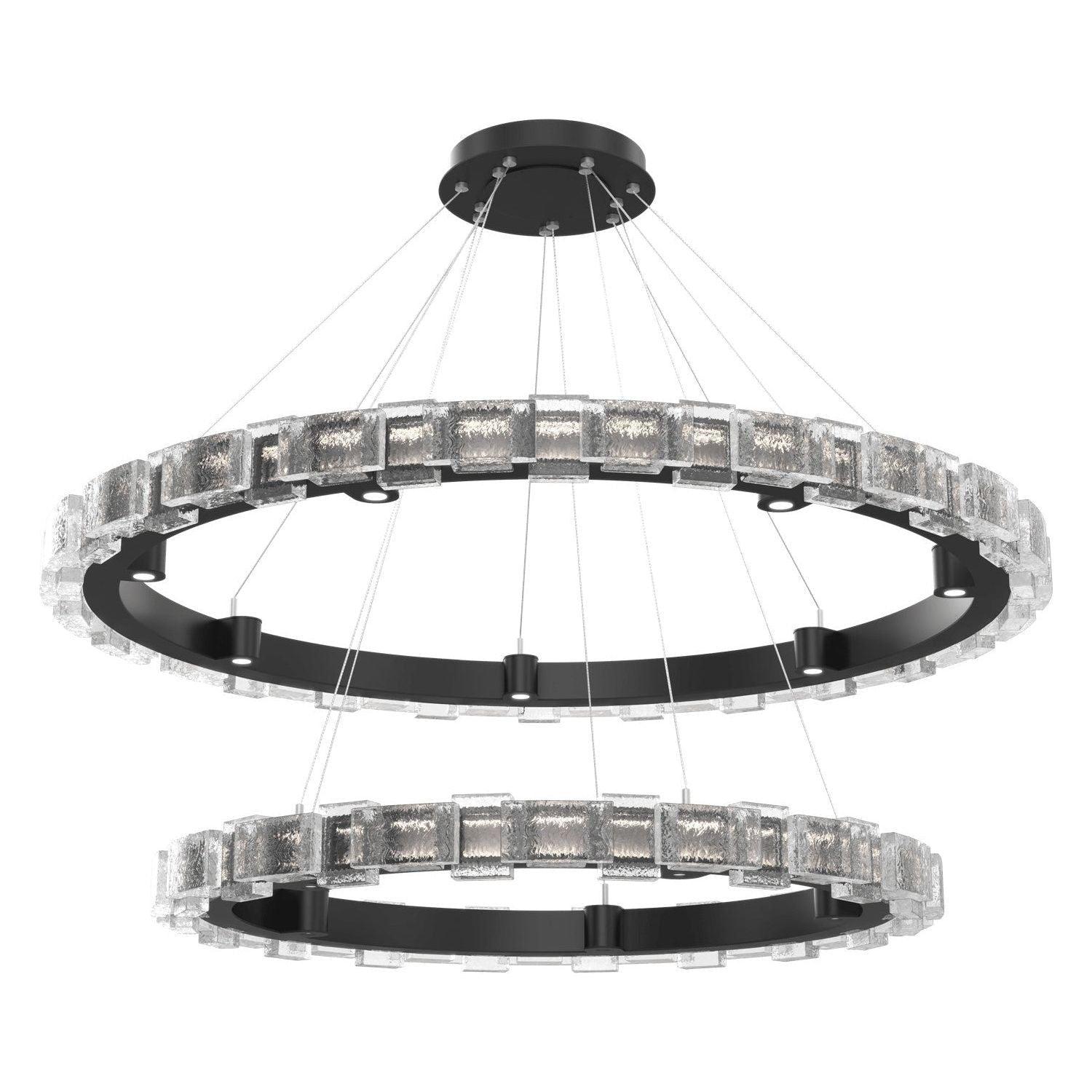 Hammerton Studio - Tessera LED 2-Tier Chandelier - CHB0087-2T-MB-TE-CA1-L3 - Canada Light Shop