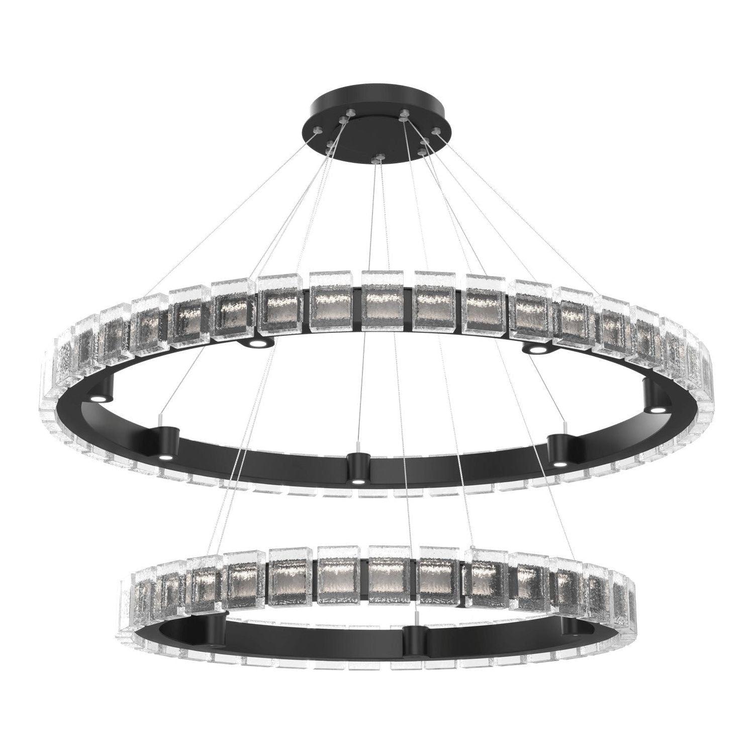 Hammerton Studio - Tessera LED 2-Tier Chandelier - CHB0087-2T-MB-TP-CA1-L3 - Canada Light Shop
