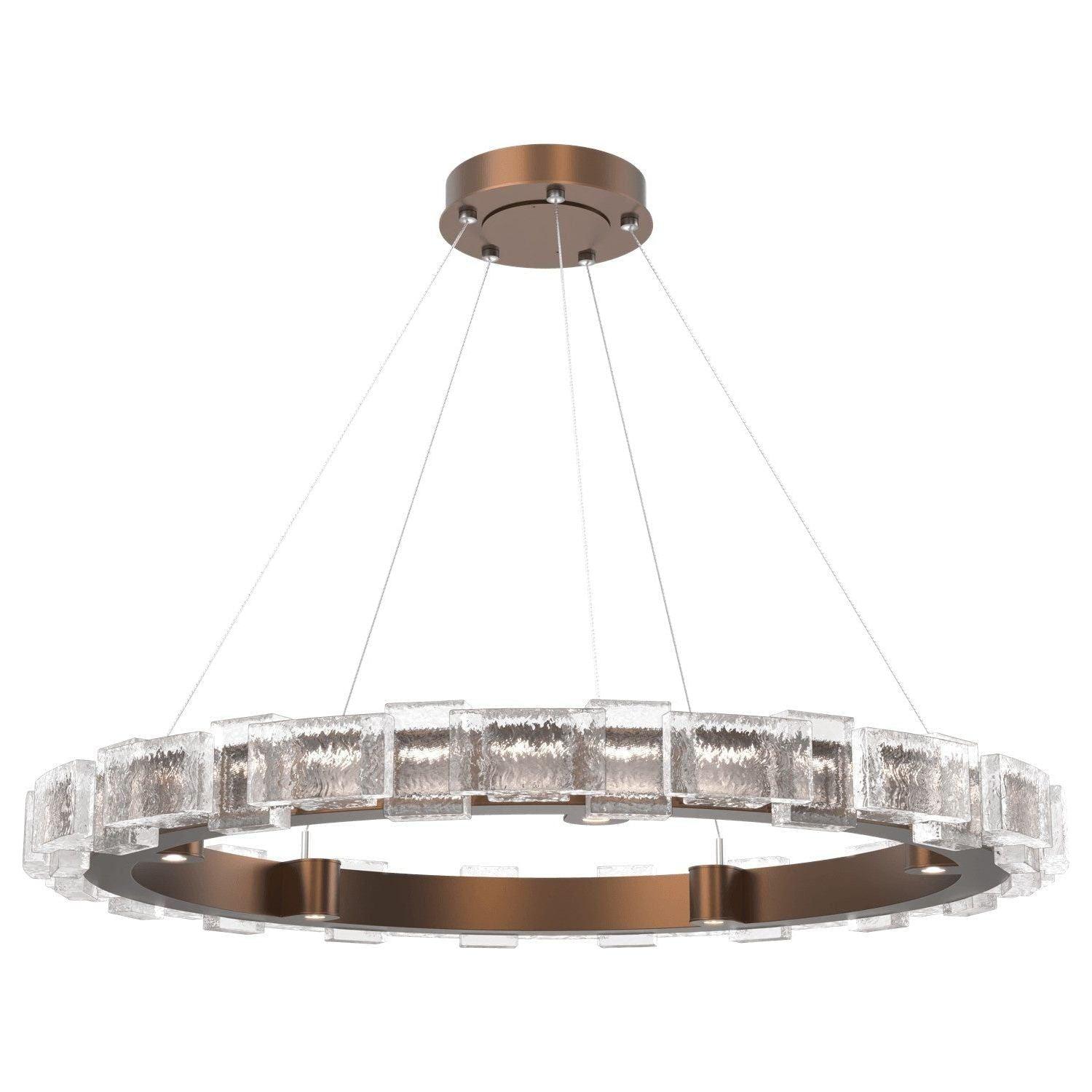 Hammerton Studio - Tessera LED Medium Chandelier - CHB0087-38-BB-TE-CA1-L3 - Canada Light Shop