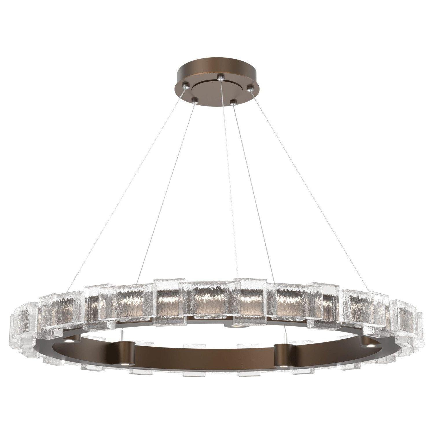 Hammerton Studio - Tessera LED Medium Chandelier - CHB0087-38-FB-TE-CA1-L3 - Canada Light Shop