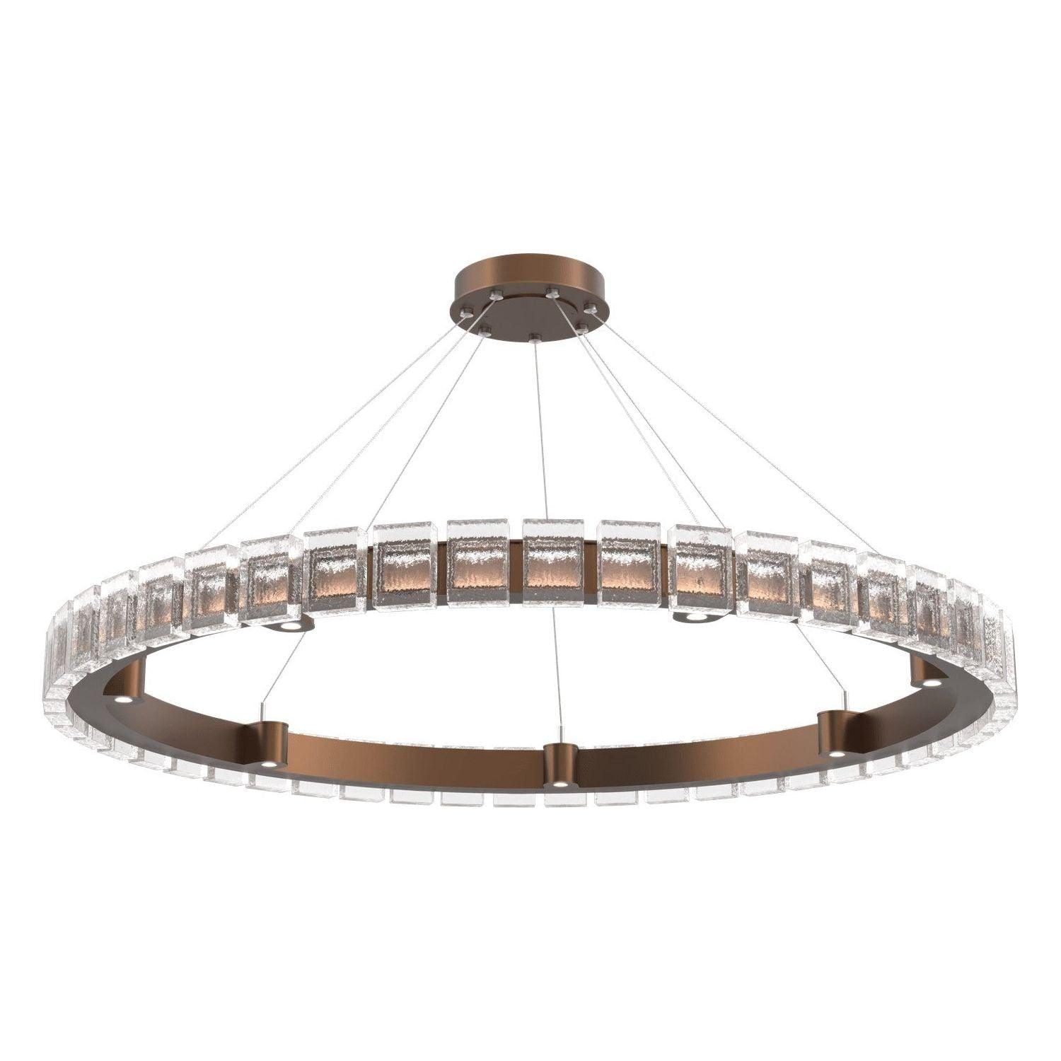 Hammerton Studio - Tessera LED Large Chandelier - CHB0087-50-BB-TP-CA1-L3 - Canada Light Shop
