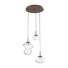 Hammerton Studio - Mesa 3 Light Multi-Light Pendant - CHB0089-03-FB-C-C01-L3 - Canada Light Shop
