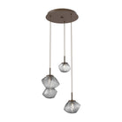 Hammerton Studio - Mesa 3 Light Multi-Light Pendant - CHB0089-03-FB-S-C01-L1 - Canada Light Shop