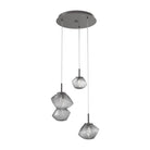 Hammerton Studio - Mesa 3 Light Multi-Light Pendant - CHB0089-03-GP-S-C01-L1 - Canada Light Shop