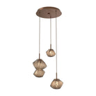 Hammerton Studio - Mesa 3 Light Multi-Light Pendant - CHB0089-03-RB-B-C01-L1 - Canada Light Shop