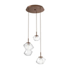 Hammerton Studio - Mesa 3 Light Multi-Light Pendant - CHB0089-03-RB-C-C01-L1 - Canada Light Shop