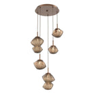 Hammerton Studio - Mesa 5 Light Multi-Light LED Pendant - CHB0089-05-BB-B-C01-L3 - Canada Light Shop
