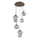 Hammerton Studio - Mesa 5 Light Multi-Light LED Pendant - CHB0089-05-FB-S-C01-L3 - Canada Light Shop