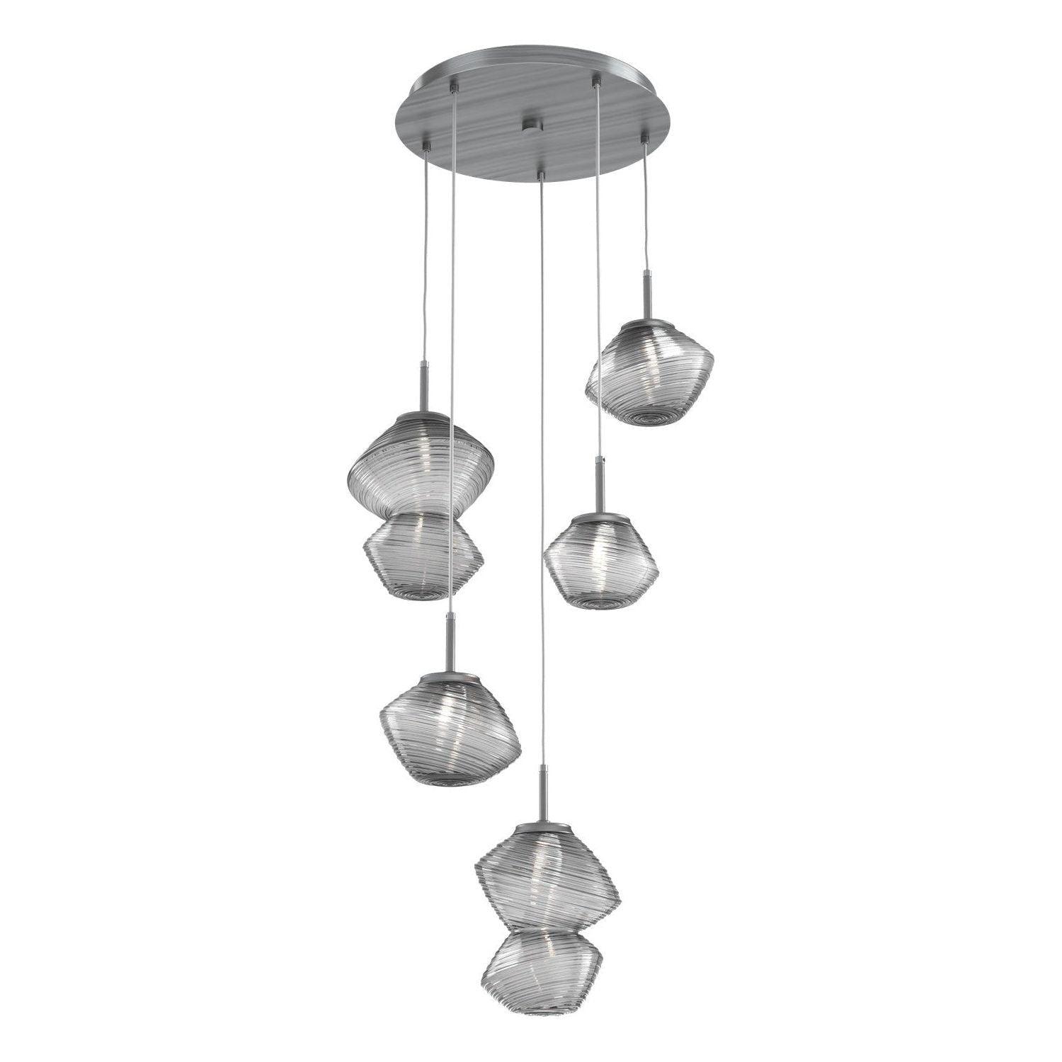 Hammerton Studio - Mesa 5 Light Multi-Light LED Pendant - CHB0089-05-GM-S-C01-L1 - Canada Light Shop