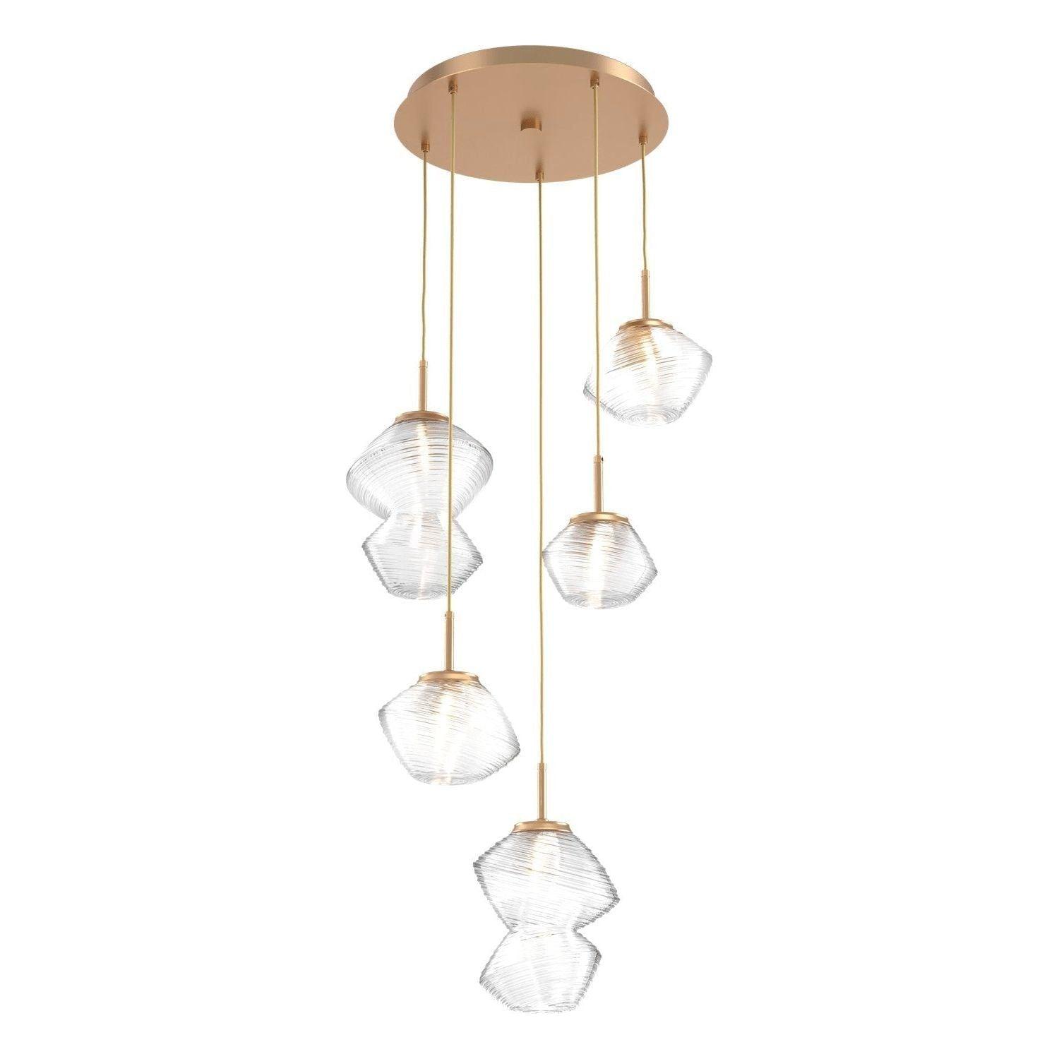 Hammerton Studio - Mesa 5 Light Multi-Light LED Pendant - CHB0089-05-NB-C-C01-L1 - Canada Light Shop
