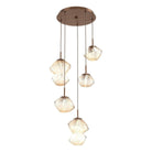 Hammerton Studio - Mesa 5 Light Multi-Light LED Pendant - CHB0089-05-RB-A-C01-L1 - Canada Light Shop
