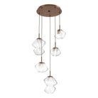 Hammerton Studio - Mesa 5 Light Multi-Light LED Pendant - CHB0089-05-RB-C-C01-L1 - Canada Light Shop