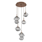 Hammerton Studio - Mesa 5 Light Multi-Light LED Pendant - CHB0089-05-RB-S-C01-L3 - Canada Light Shop