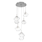 Hammerton Studio - Mesa 5 Light Multi-Light LED Pendant - CHB0089-05-SN-C-C01-L3 - Canada Light Shop