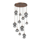 Hammerton Studio - Mesa 11 Light Multi-Light LED Pendant - CHB0089-11-BB-S-C01-L1 - Canada Light Shop