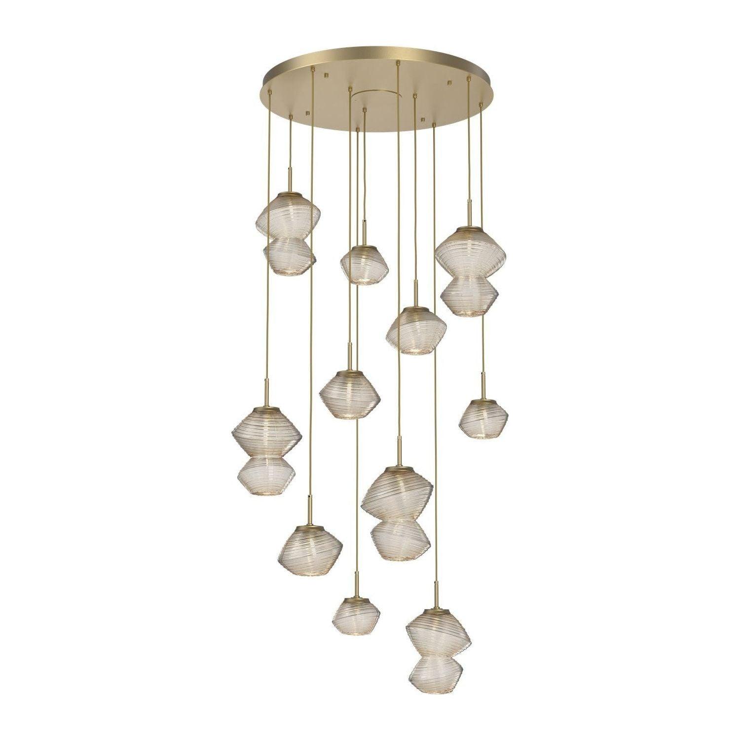 Hammerton Studio - Mesa 11 Light Multi-Light LED Pendant - CHB0089-11-GB-A-C01-L3 - Canada Light Shop
