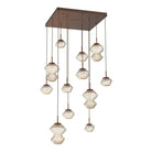 Hammerton Studio - Mesa Square 12 Light Multi-Light Pendant - CHB0089-12-BB-A-C01-L1 - Canada Light Shop