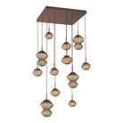 Hammerton Studio - Mesa Square 12 Light Multi-Light Pendant - CHB0089-12-BB-B-C01-L1 - Canada Light Shop