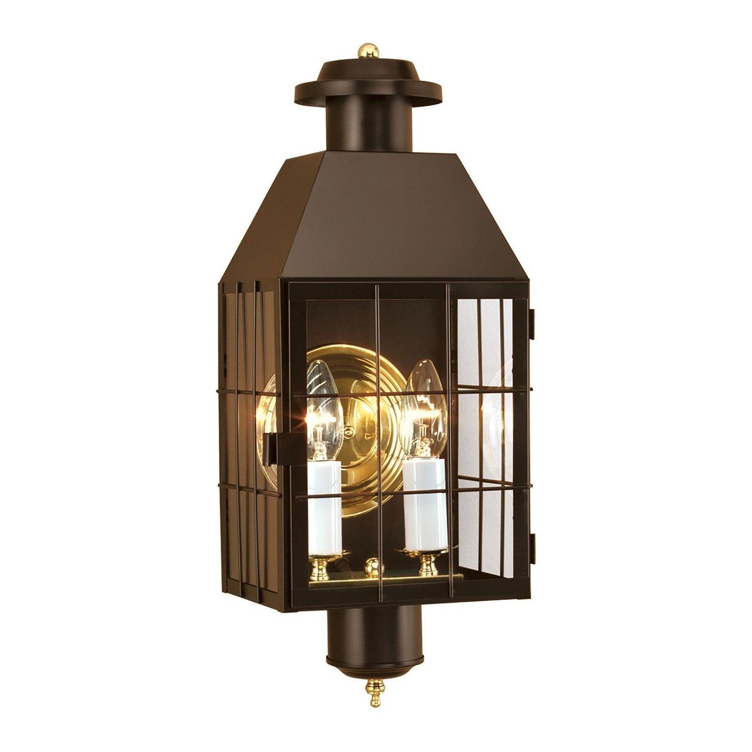 ELK Home - American Heritage Outdoor Wall Sconce - 1093-BR-CL - Canada Light Shop