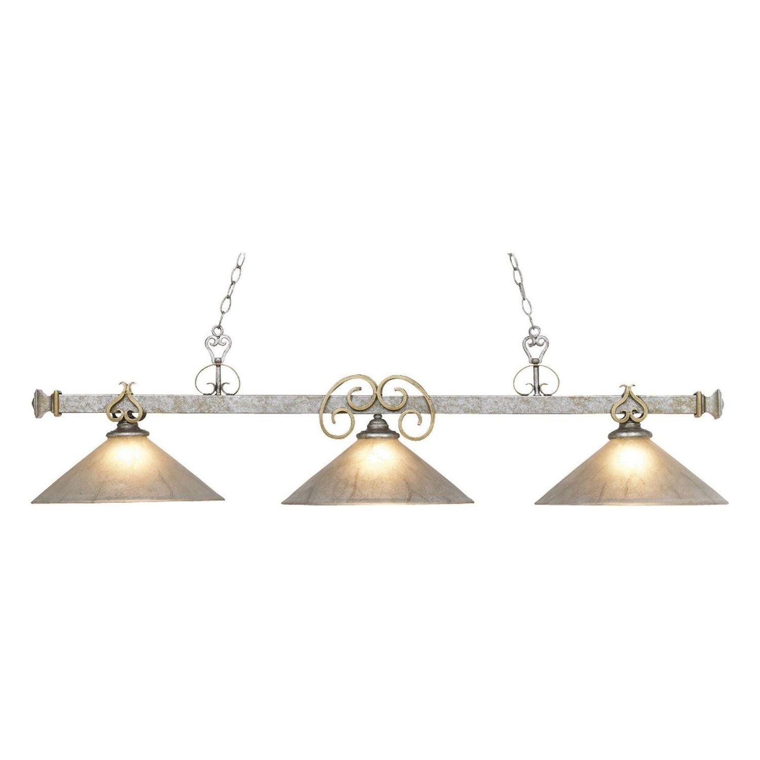 ELK Home - Designer Classics Island Pendant - 190/6-AS-G8 - Canada Light Shop
