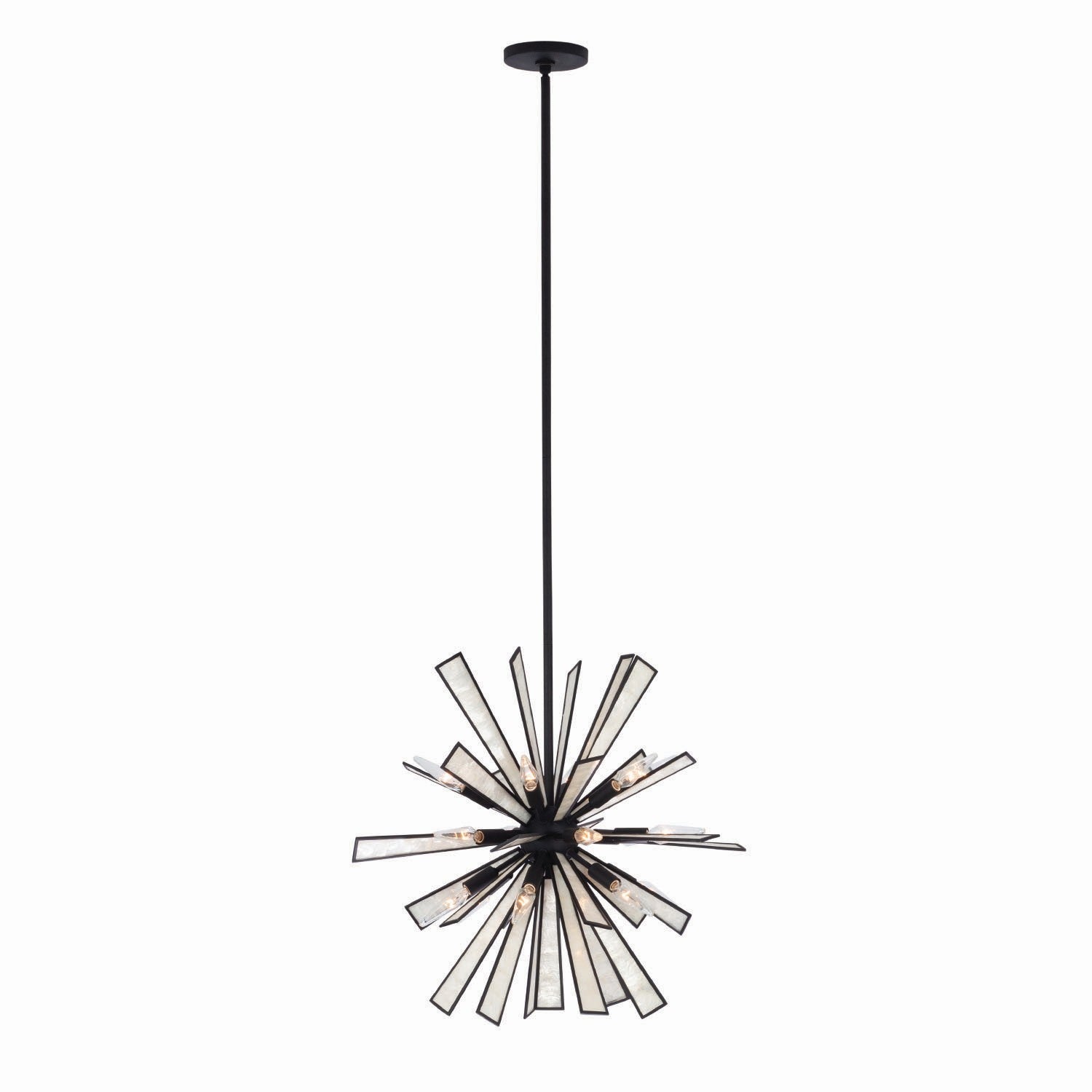 Kalco - 523755MB - 18 Light Pendant - Radiance - Matte Black