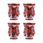 ELK Home - Poinsettia Votives (Set Of 4) - 394638/S4 - Canada Light Shop