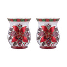 ELK Home - Poinsettia Pillar (Set Of 2) - 394645/S2 - Canada Light Shop