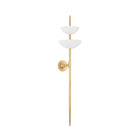 Corbett Lighting Canada - 477-02-VGL/GSW - LED Wall Sconce - Evander - Vintage Gold Leaf/Gesso White