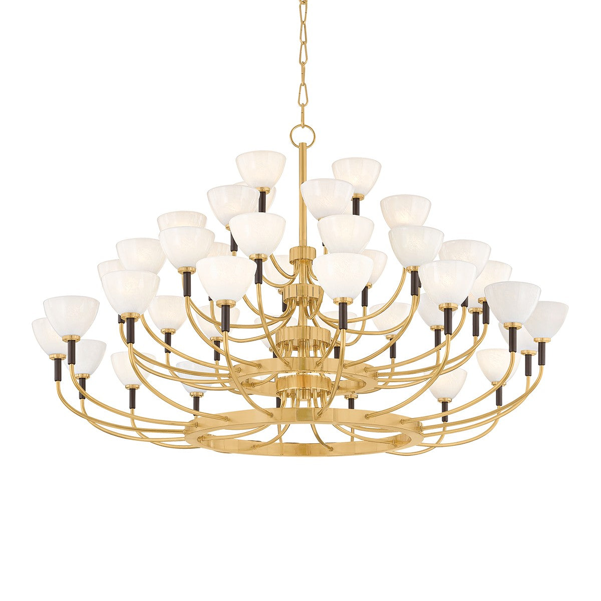 Corbett Lighting Canada - 489-49-VB/BRZ - LED Chandelier - Brahma - Vintage Polished Brass/Bronze
